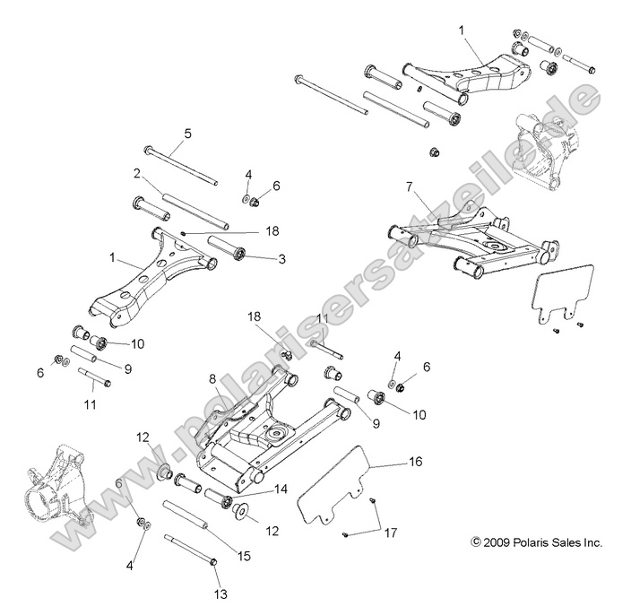 suspension rear control arms
