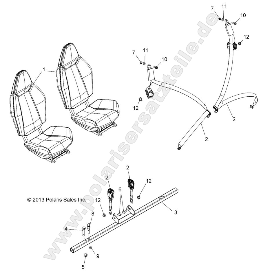 BODY, SEAT MOUNTING and BELTS