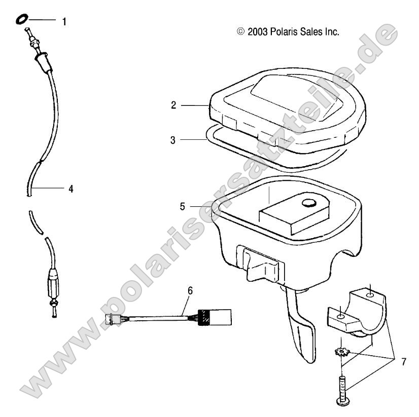 Controls - Throttle Asm./Cable