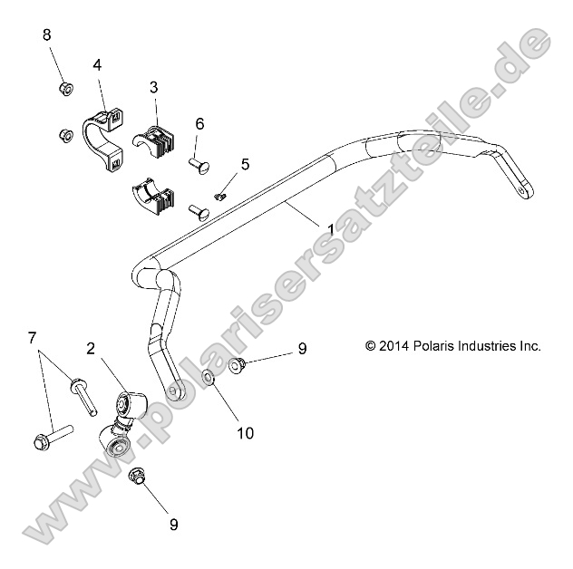 Suspension, Stabilizer Bar, Rear