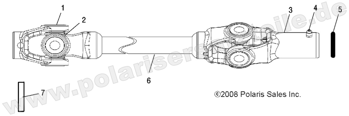 DRIVE TRAIN, PROP SHAFT