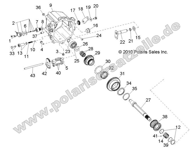 DRIVE TRAIN, MAIN GEARCASE INTERNALS 2