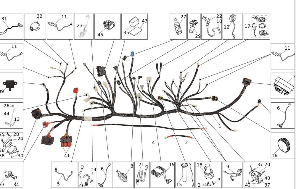 Caballero125MY24-Kabelbaum Kabelbaum