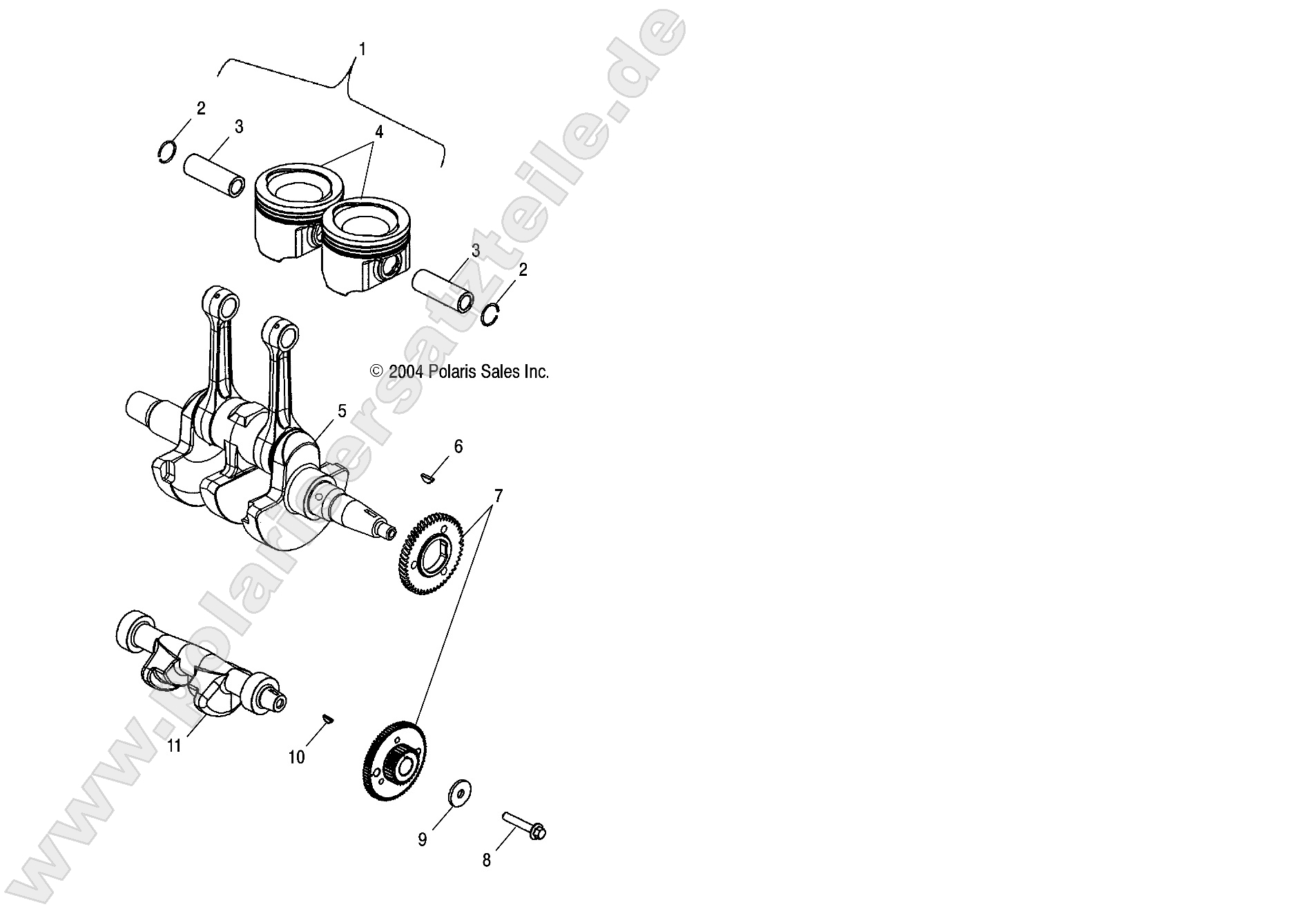 CRANKSHAFT and PISTON