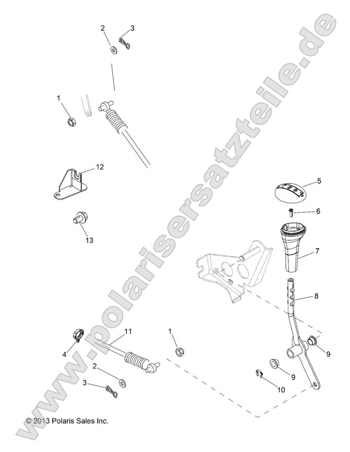 DRIVE TRAIN, GEAR SELECTOR