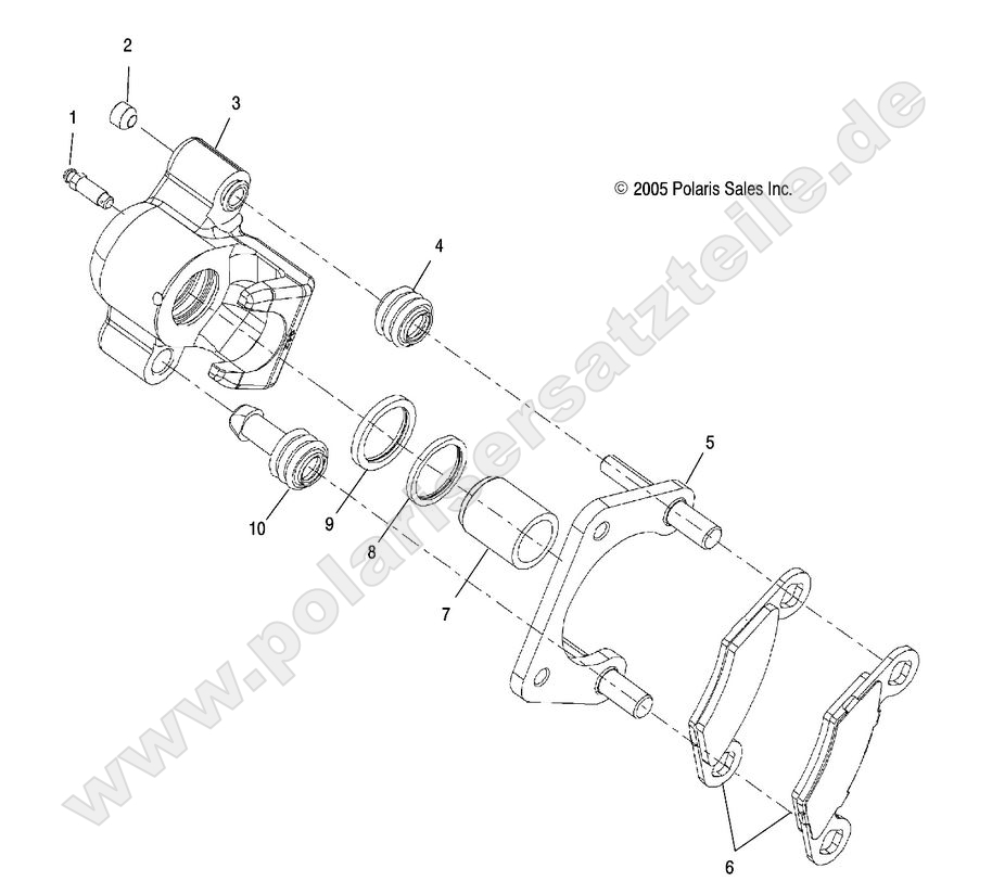 BRAKES, REAR CALIPER