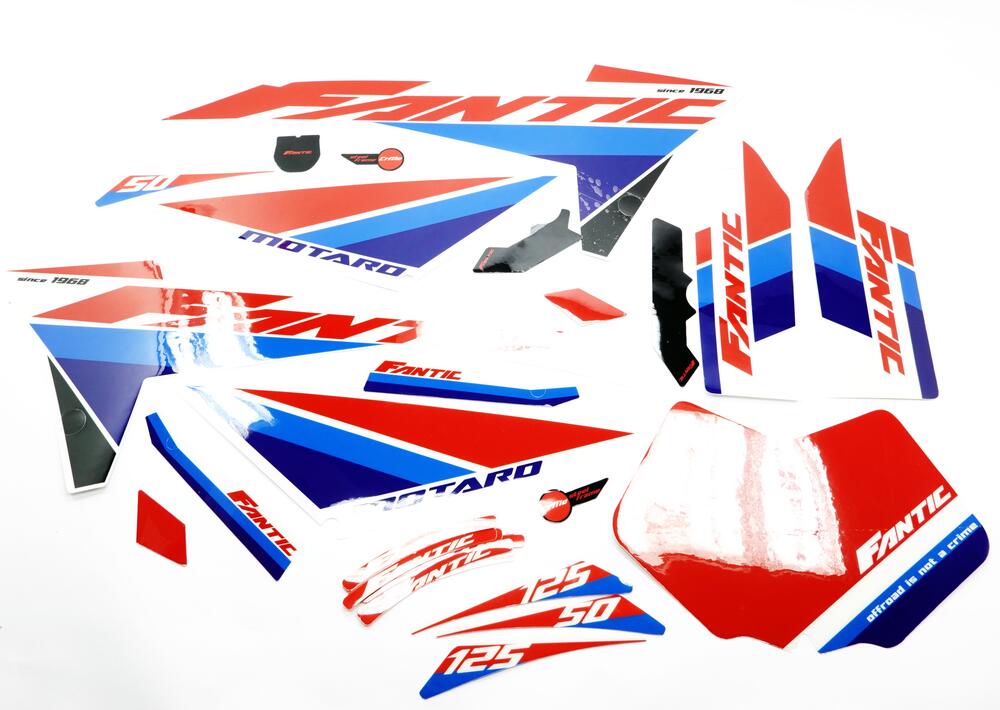Fantic Aufkleber Set Motard 50 / 125 weiß 2018 - 04787005