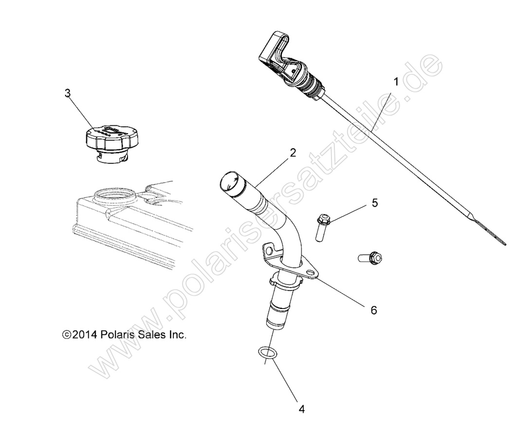 ENGINE, OIL DIPSTICK