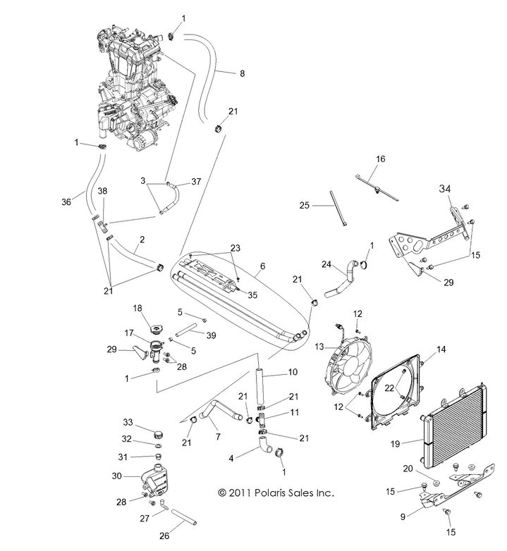 ENGINE, COOLING SYSTEM