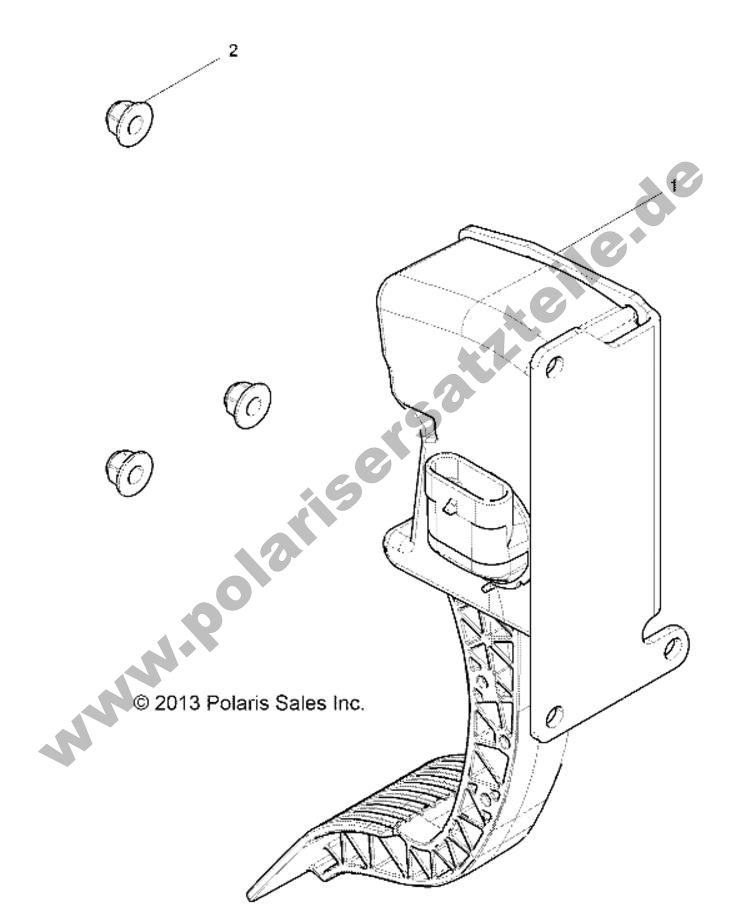 ENGINE, THROTTLE PEDAL