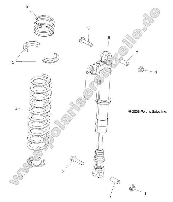 SUSPENSION, FRONT SHOCK MOUNTING