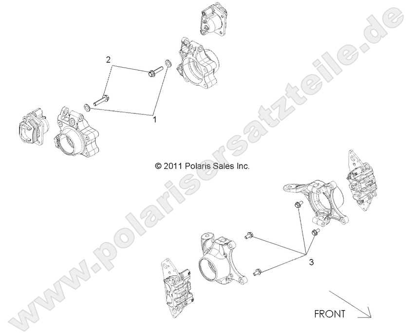BRAKES, CALIPER MOUNTING