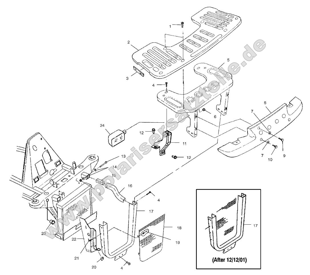 Front Rack and Bumper Mounting