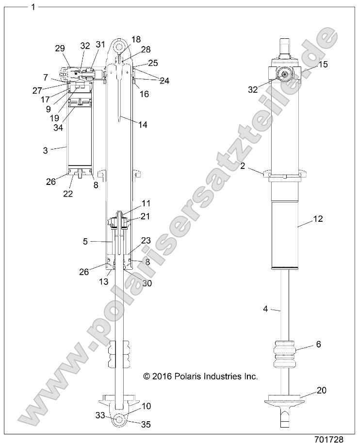 Suspension, Rear Shock Internals