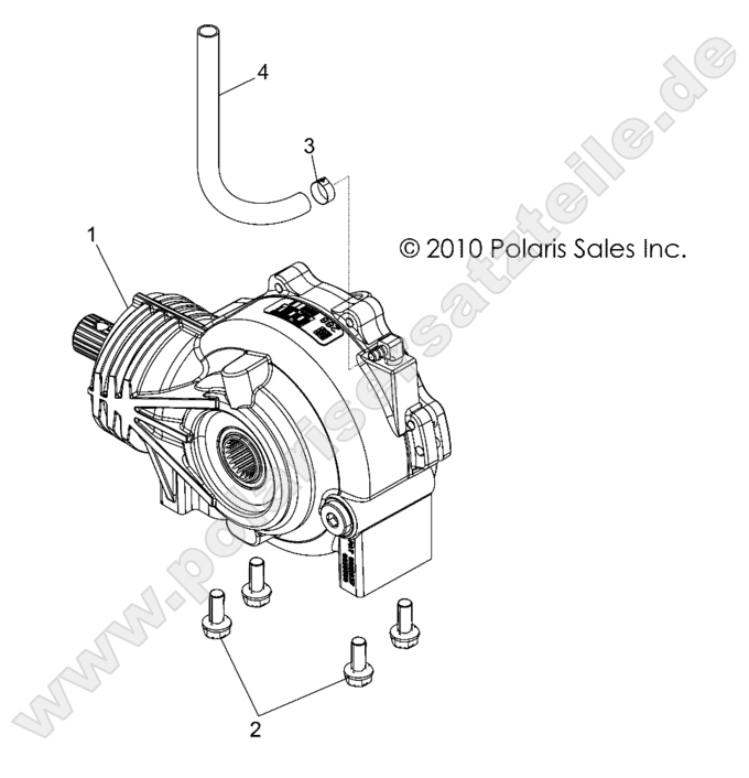 DRIVE TRAIN, FRONT GEARCASE