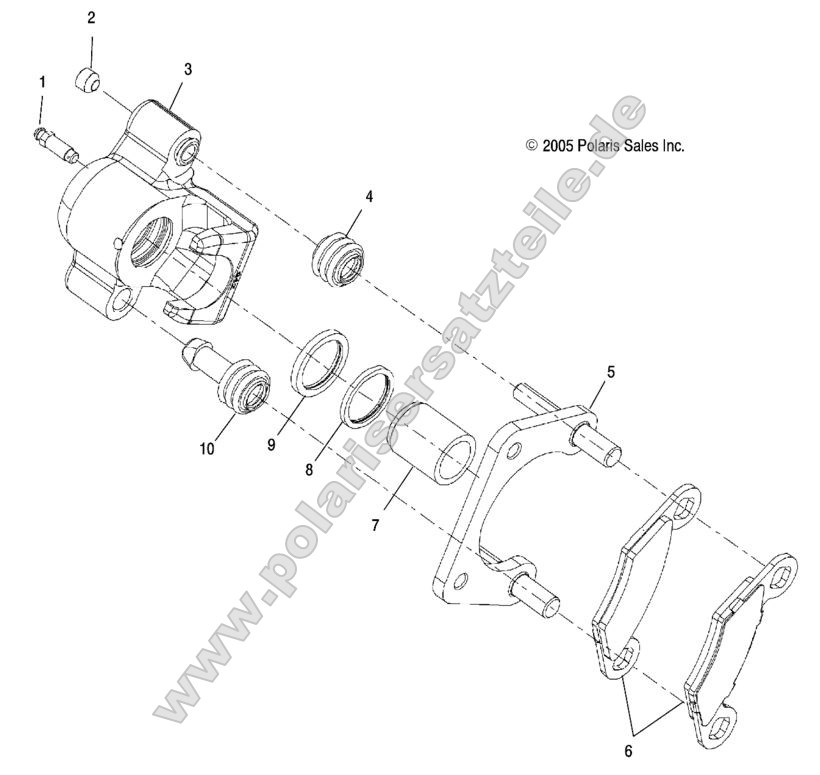 BRAKES, REAR CALIPER