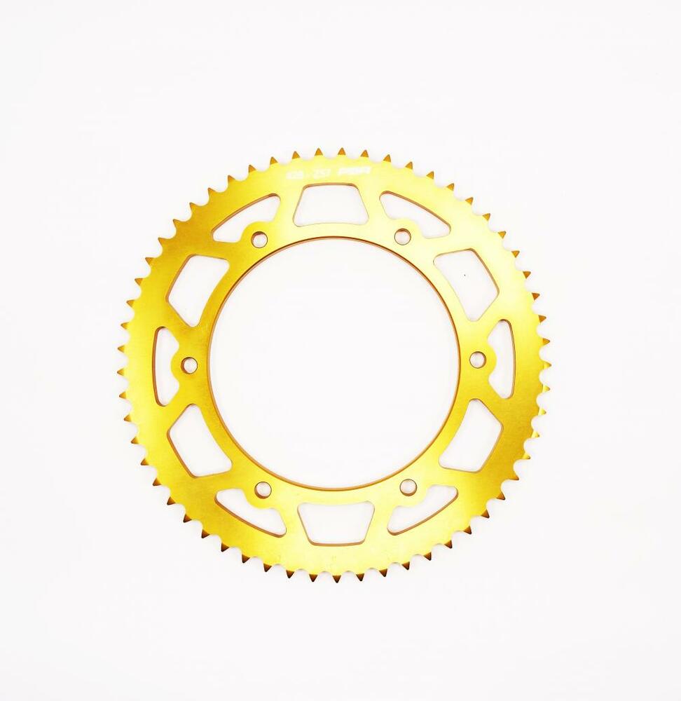 Fantic_Original_Kettenrad_Aluminium_gold_hinten___428___57__06541005 Fantic Original Kettenrad Aluminium gold hinten - 428 - 57