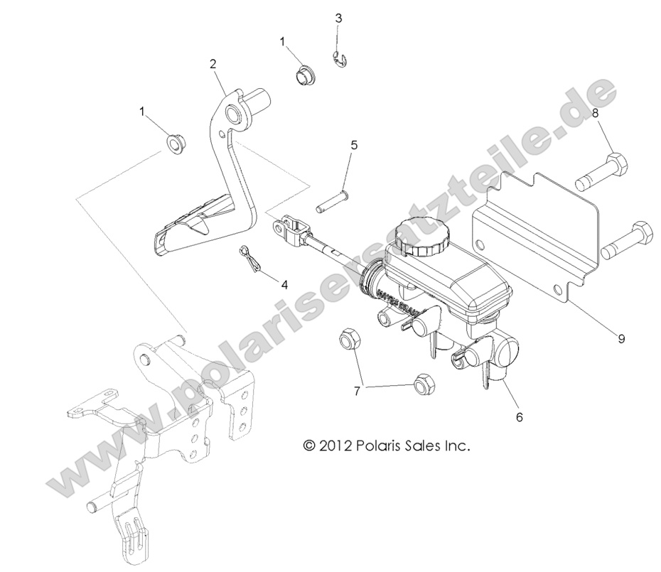 BRAKES, PEDAL and MASTER CYLINDER