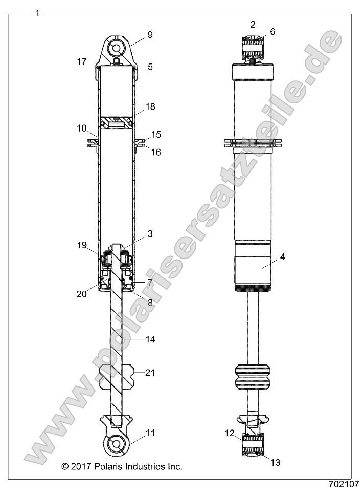 Suspension, Rear Shock Internal