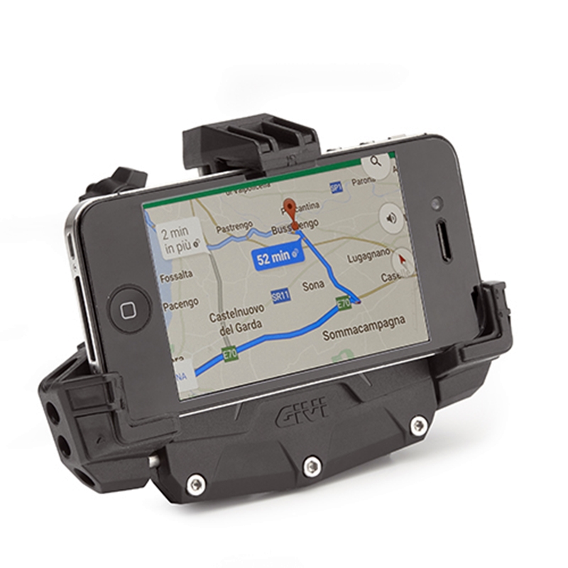 Givi_Universal_Navi_Halterung_fuer_Smartphone__S920M_4 Givi Universal Navi Halterung für Smartphone für Lenker mit Rohr-Durchmesser von 8 bis 35 mm