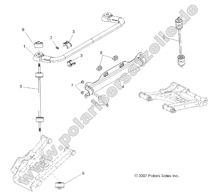 suspension stabilizer bar rear