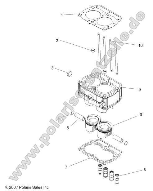 ENGINE, PISTON and CYLINDER
