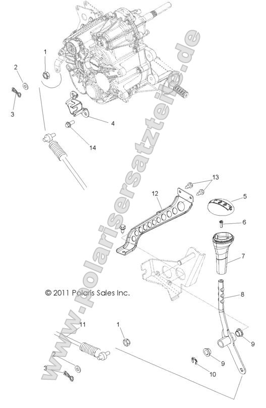 DRIVE TRAIN, GEAR SELECTOR