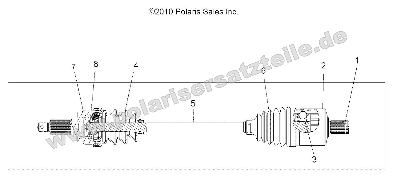 Drive Train, Drive Shaft, Front