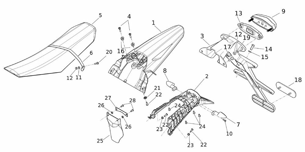 56254_07vnmdHeylT3mr Kunststoffteile hinten / Sitzbank