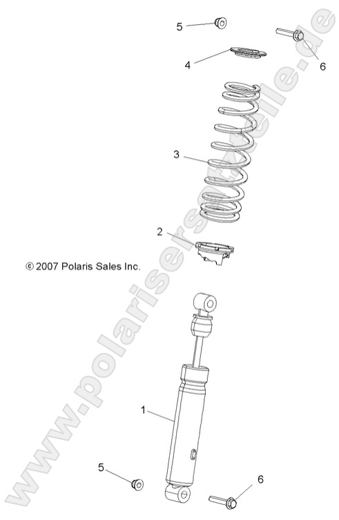 SUSPENSION, SHOCK, FRONT