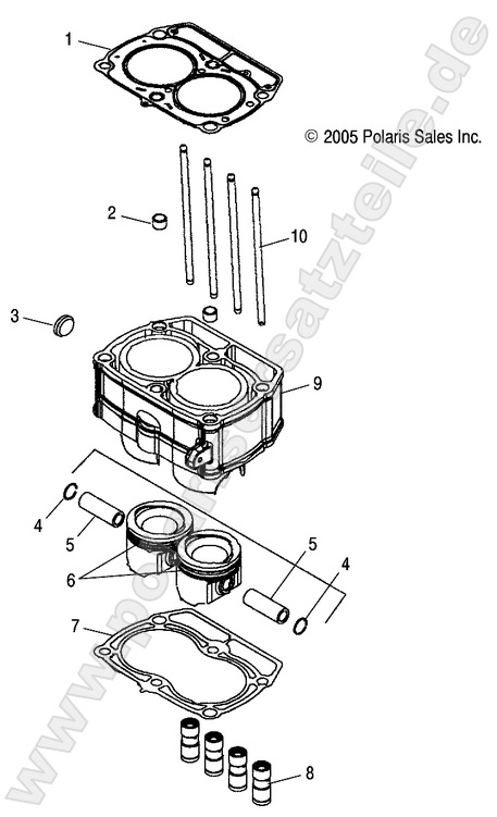 ENGINE, PISTON and CYLINDER