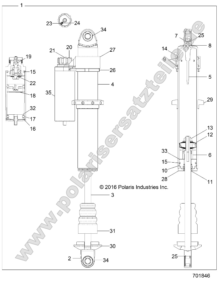 Suspension, Rear Shock Internals