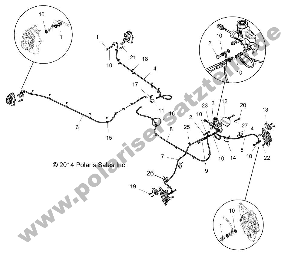 BRAKES, BRAKE LINES AND MASTER CYLINDER
