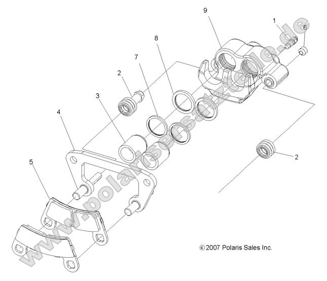 BRAKES, FRONT CALIPER