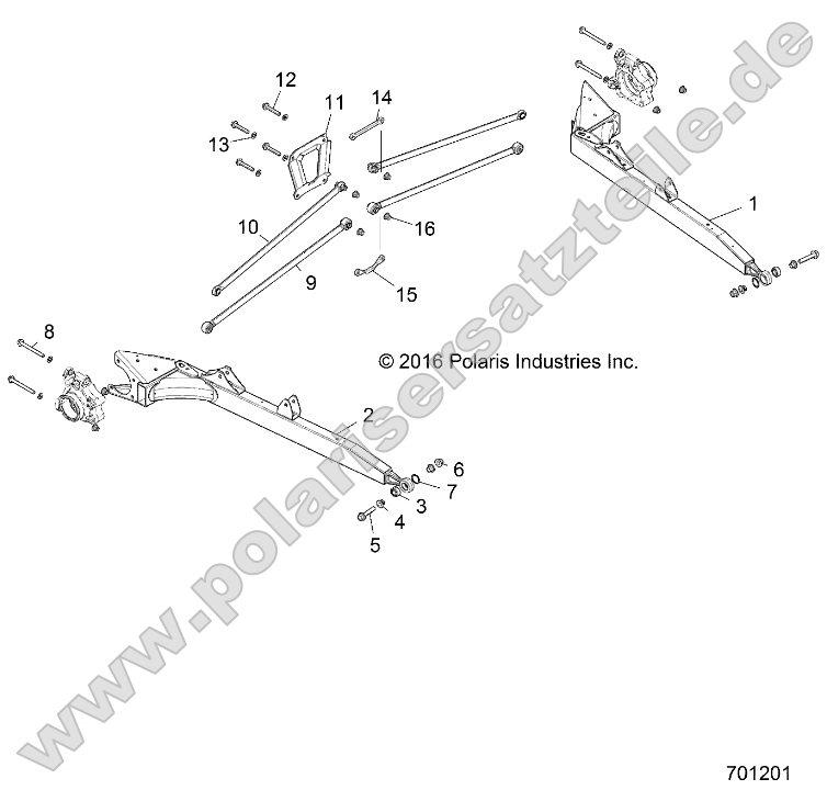 Suspension, Rear Control Arms