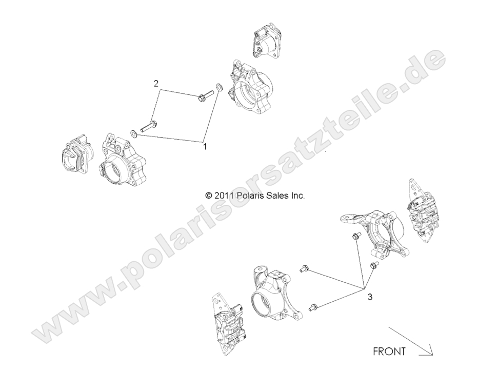 BRAKES, CALIPER MOUNTING