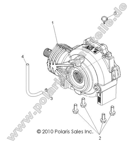 DRIVE TRAIN, FRONT GEARCASE