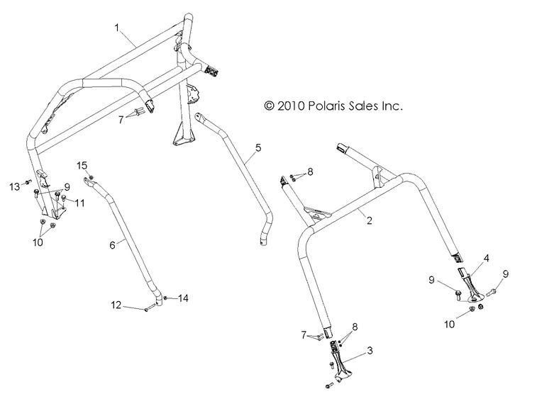CHASSIS, CAB FRAME and SIDE BARS