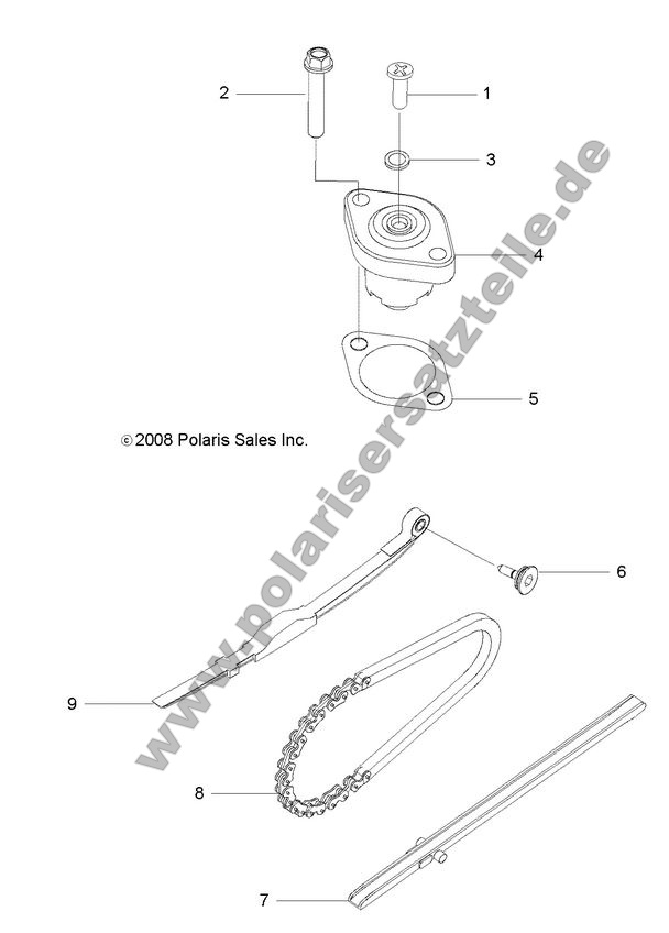 ENGINE, TENSIONER, CAM CHAIN