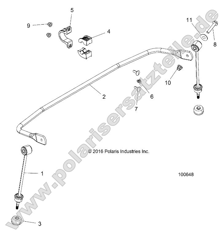 Suspension, Stabilizer Bar, Rear