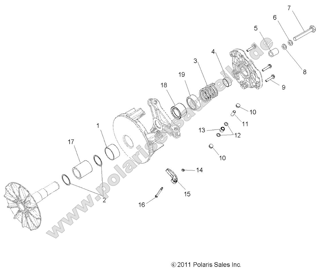 Drive Train, Primary Clutch