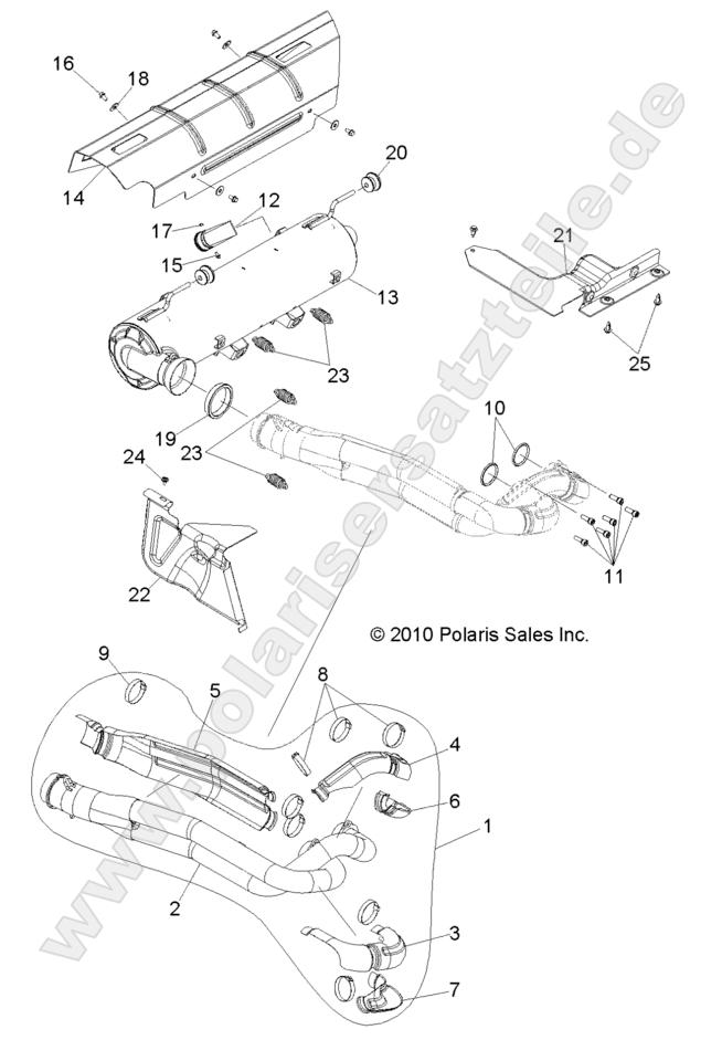 ENGINE, EXHAUST SYSTEM