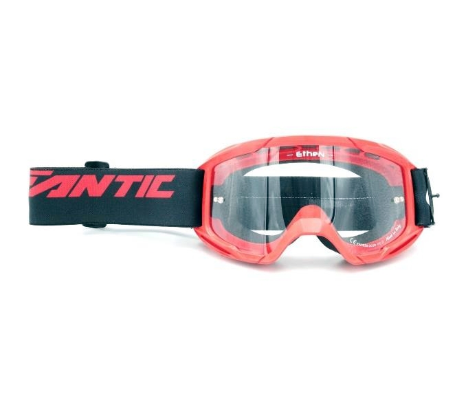 Fantic-MX-Brille-rot-Newra-208815005 Fantic Crossbrille Newera 2 - schwarz/rot - klares Glas - 08815005