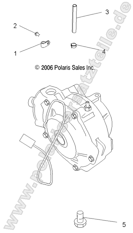 GEARCASE, MOUNTING, FRONT (DEMAND DRIVE)