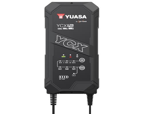 Yuasa_YCX12_Batterieladegeraet_12V_12A_fuer_Blei_Saeure___Lithium_Batterie Yuasa YCX12 Batterieladegerät 12V 12A für Blei-Säure + Lithium Batterie