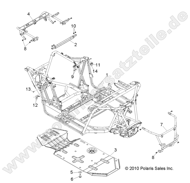 CHASSIS, MAIN FRAME and SKID PLATE