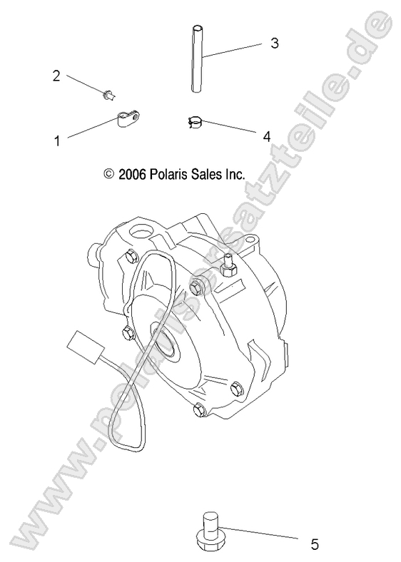 GEARCASE, MOUNTING, FRONT (DEMAND DRIVE)