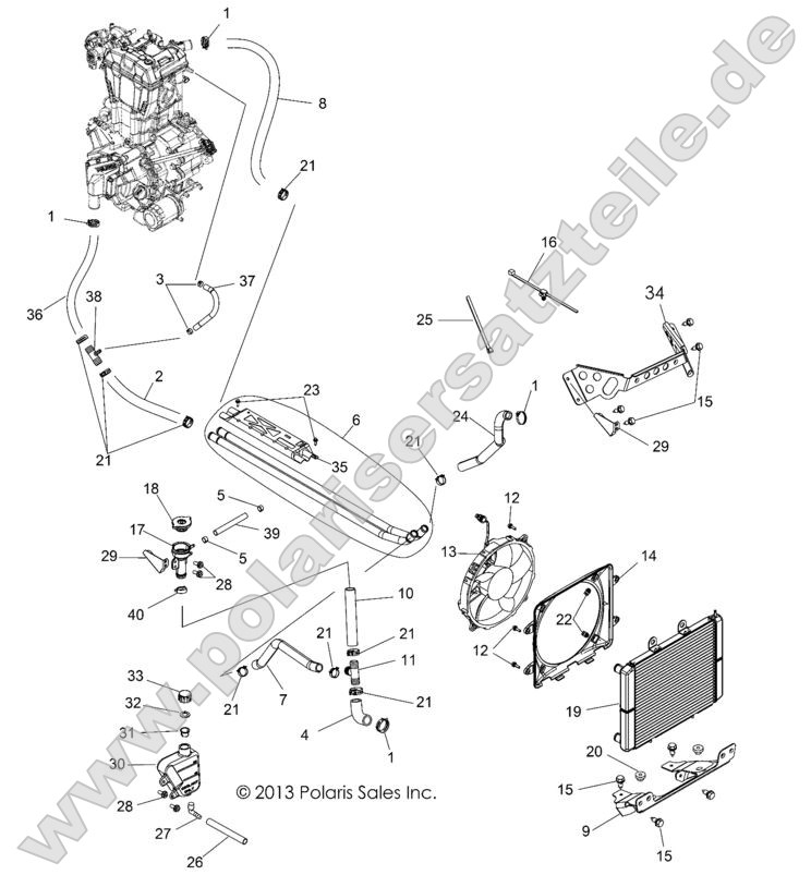 ENGINE, COOLING SYSTEM