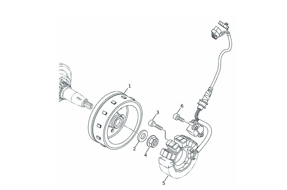 Caballero125MY24-Generator Lichtmaschine