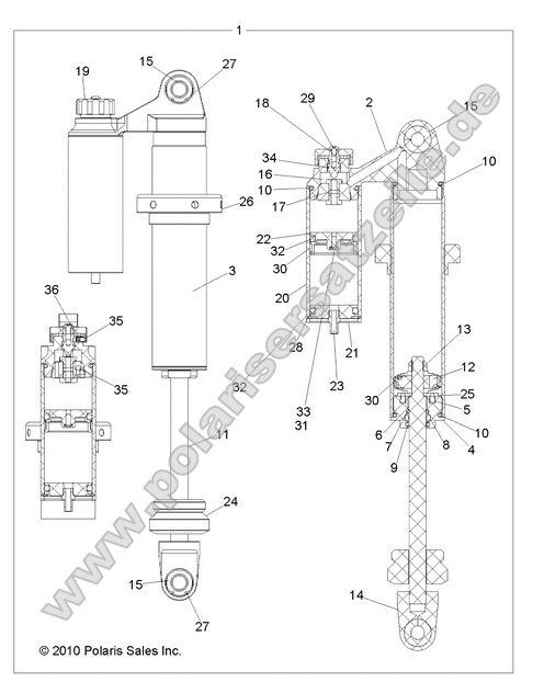 suspension rear shock